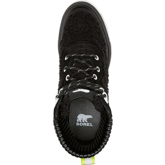 Sorel Women's Brex Cozy Lace Bootie Sneaker Black Size 5.5 or 6.5 - Picture 3 of 8